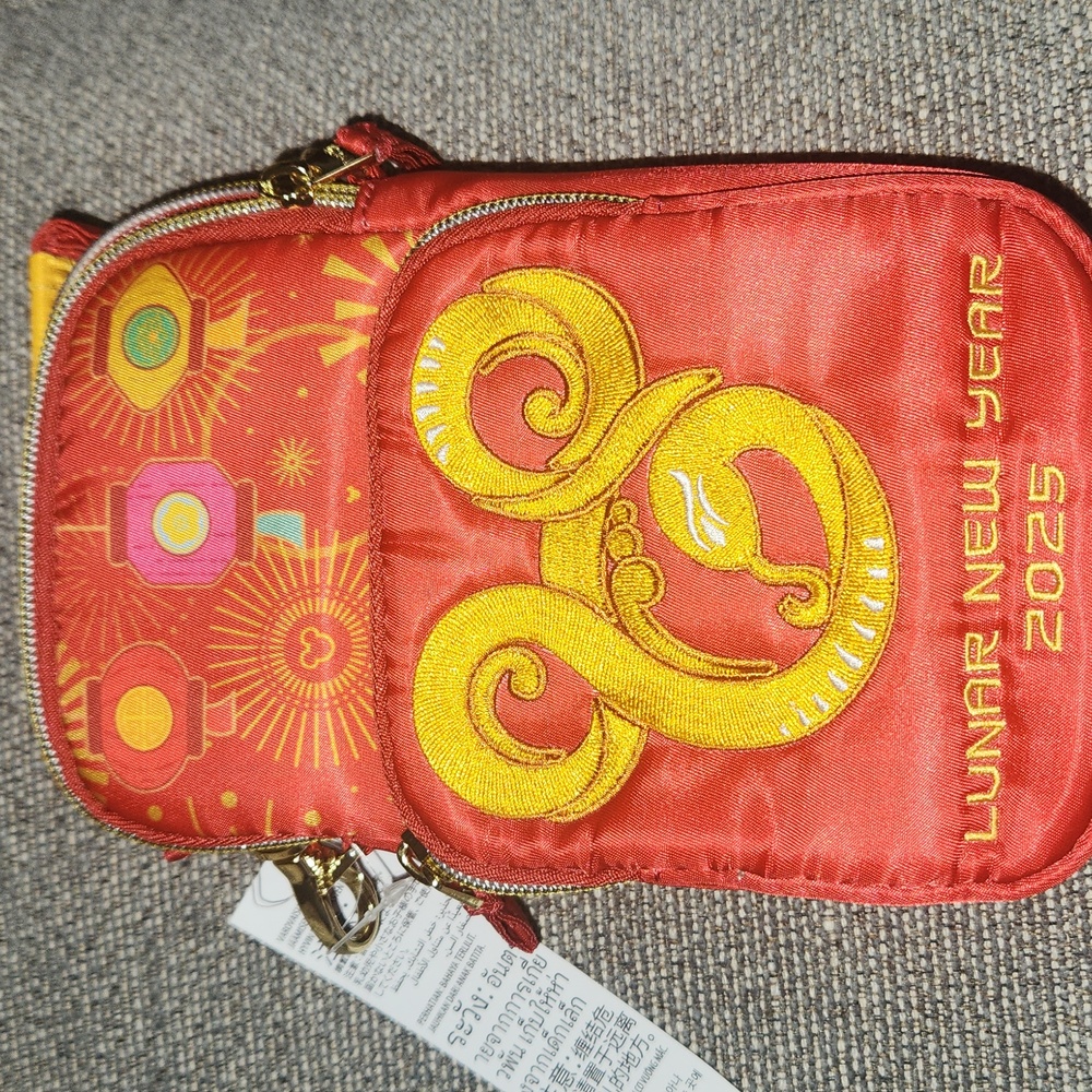 Red Lunar New Year Lug Crossbody